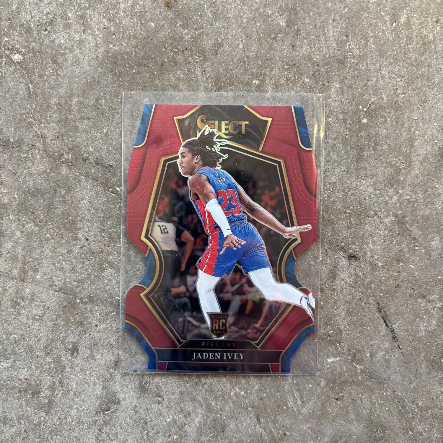 Jaden Ivey 2022 Panini Select Maroon Prizm Die-Cut 23/175