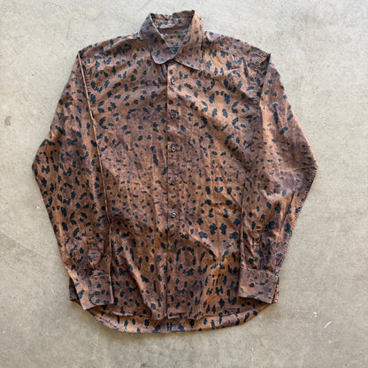 L Prada Cheetah Print Button Up