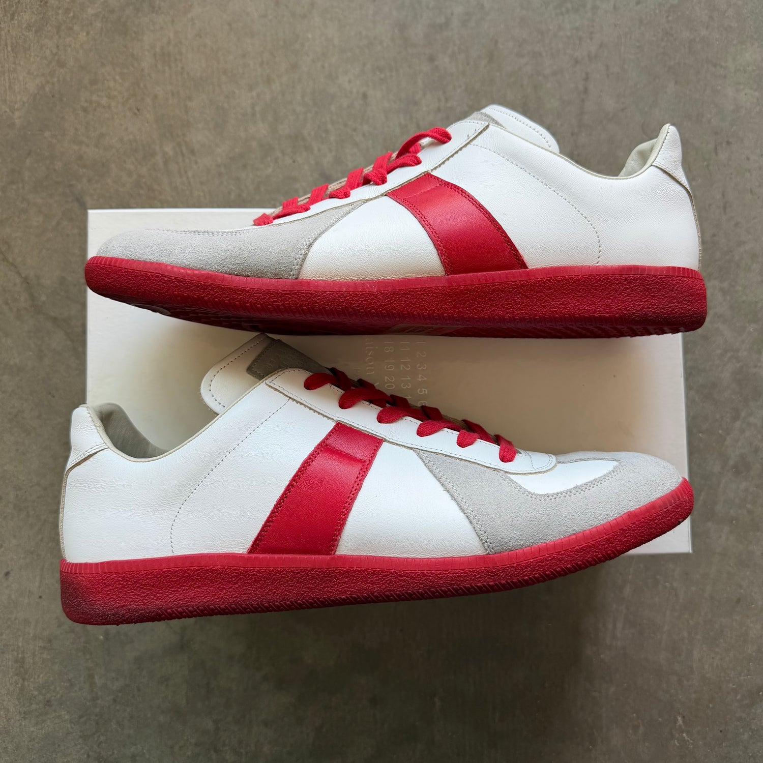 13 Maison Margiela Replica Gat Red White