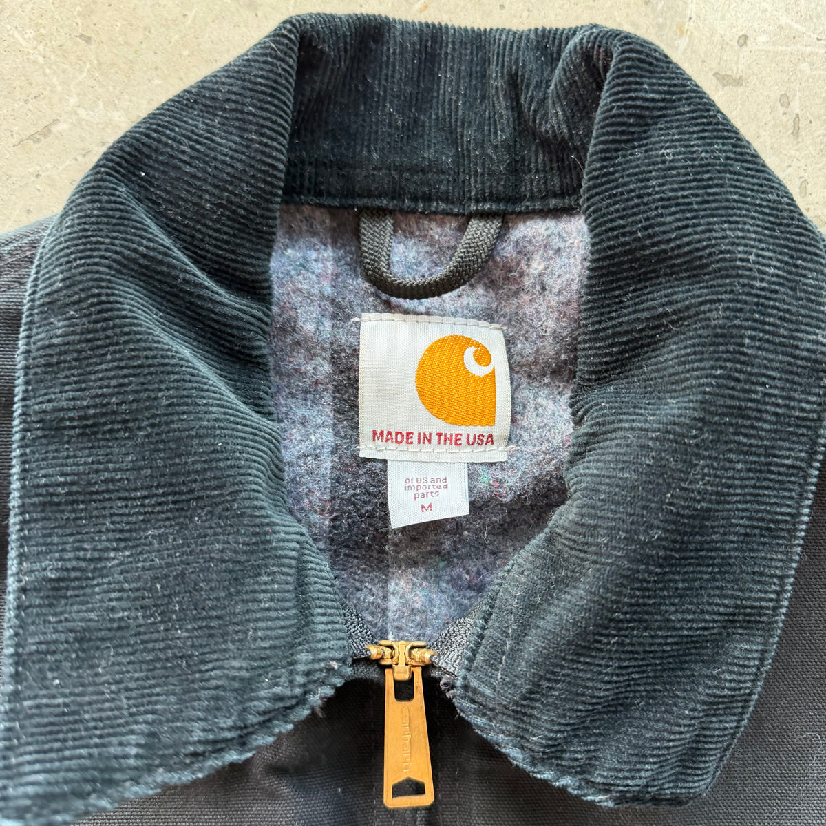 M 00s Carhartt Detroit Jacket Black