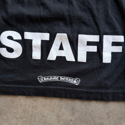 L Chrome Hearts Staff Tee Orange Blue