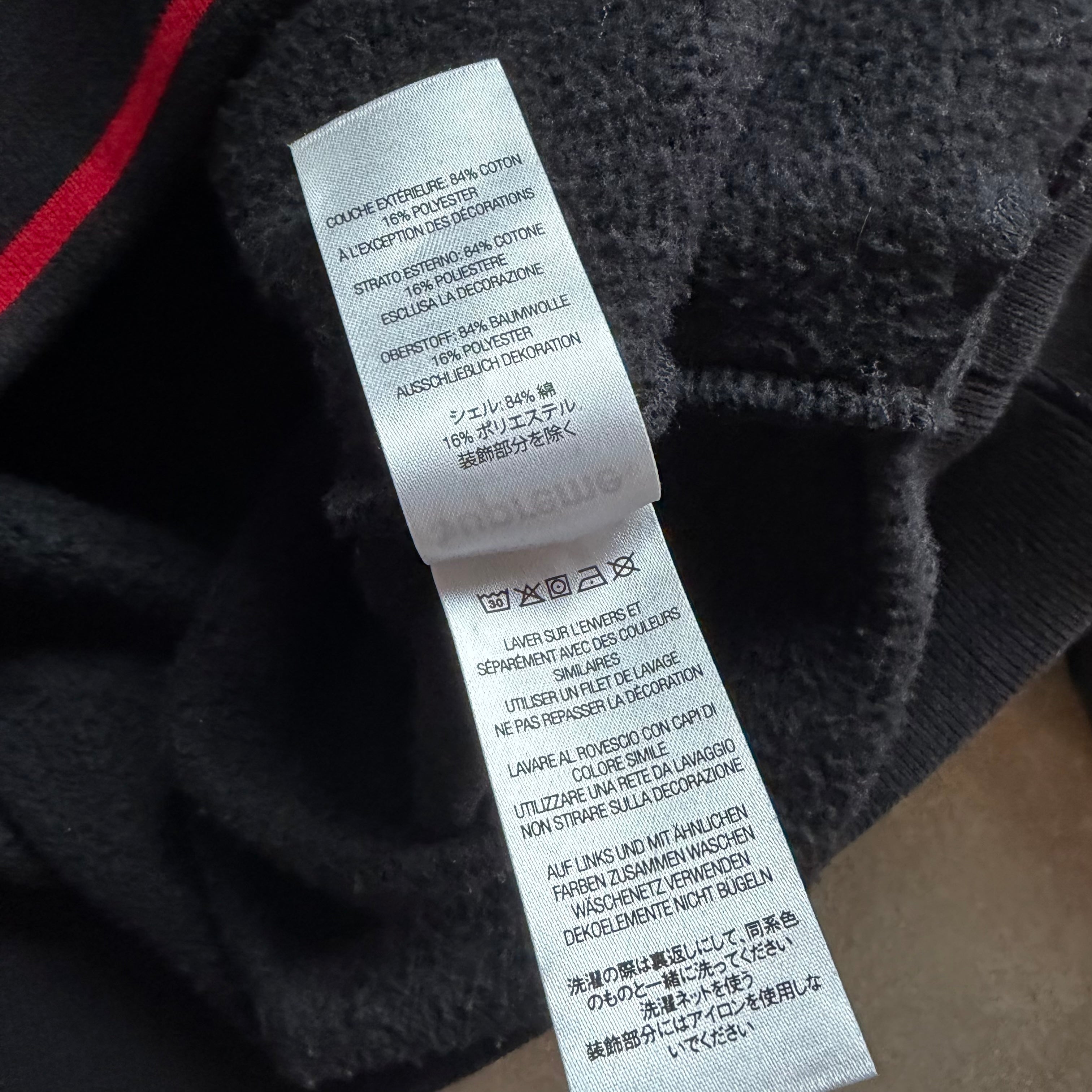 L Supreme Milano Half Zip Black