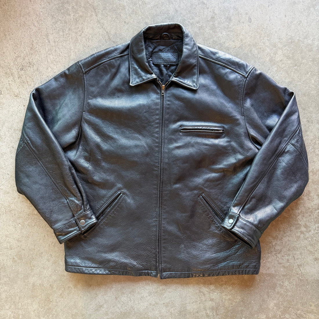 XXL 90s LOGG Leather Jacket