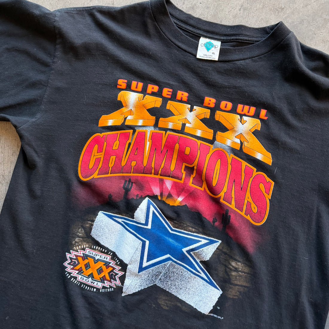 XL 95 Cowboys Super Bowl Tee