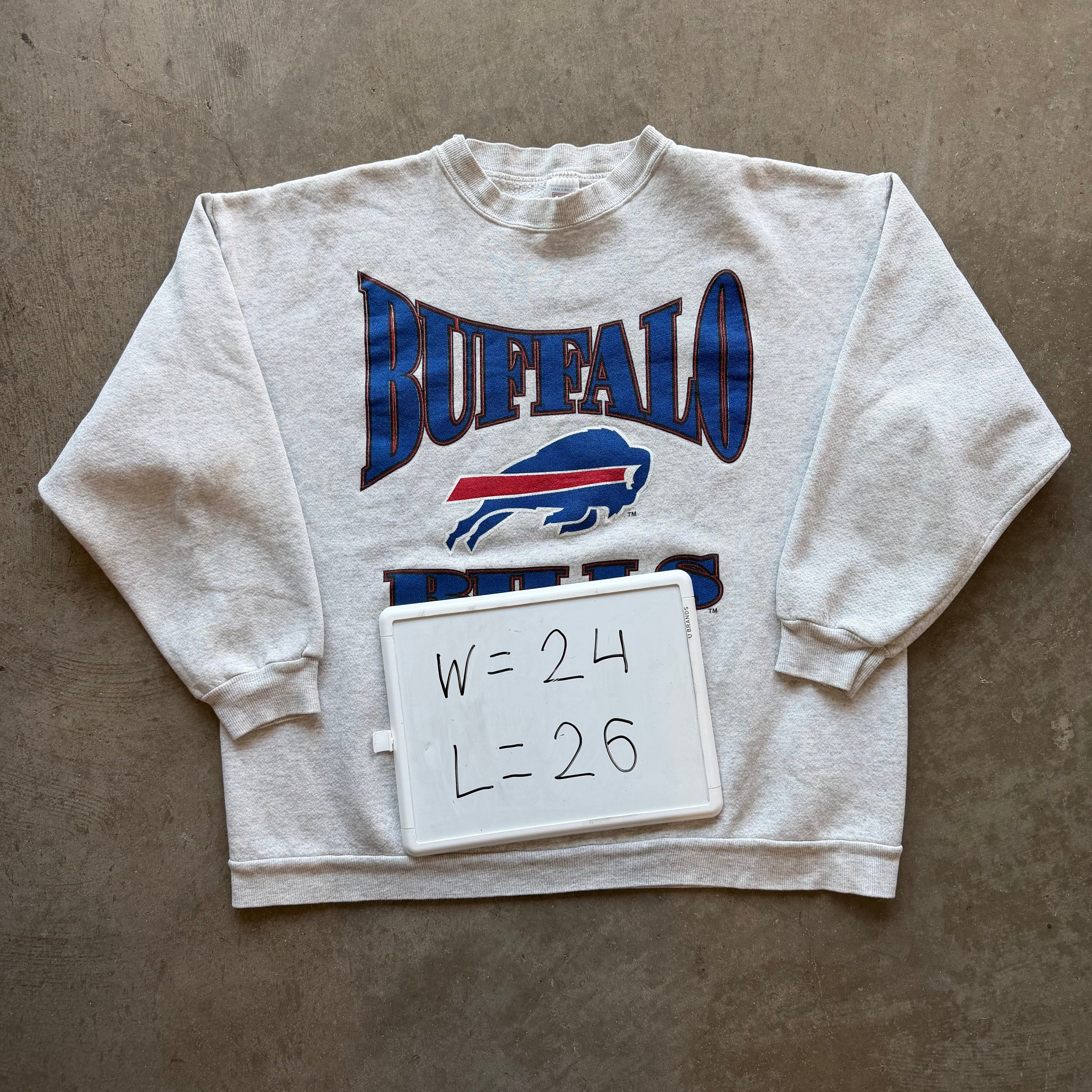 XL 96 Bills Crewneck