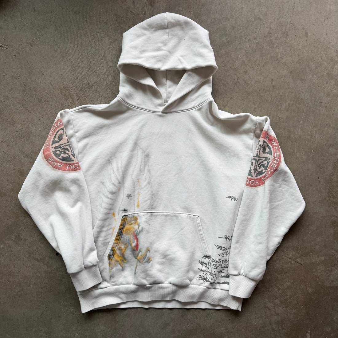 XL White Utopia Tour Hoodie 2023
