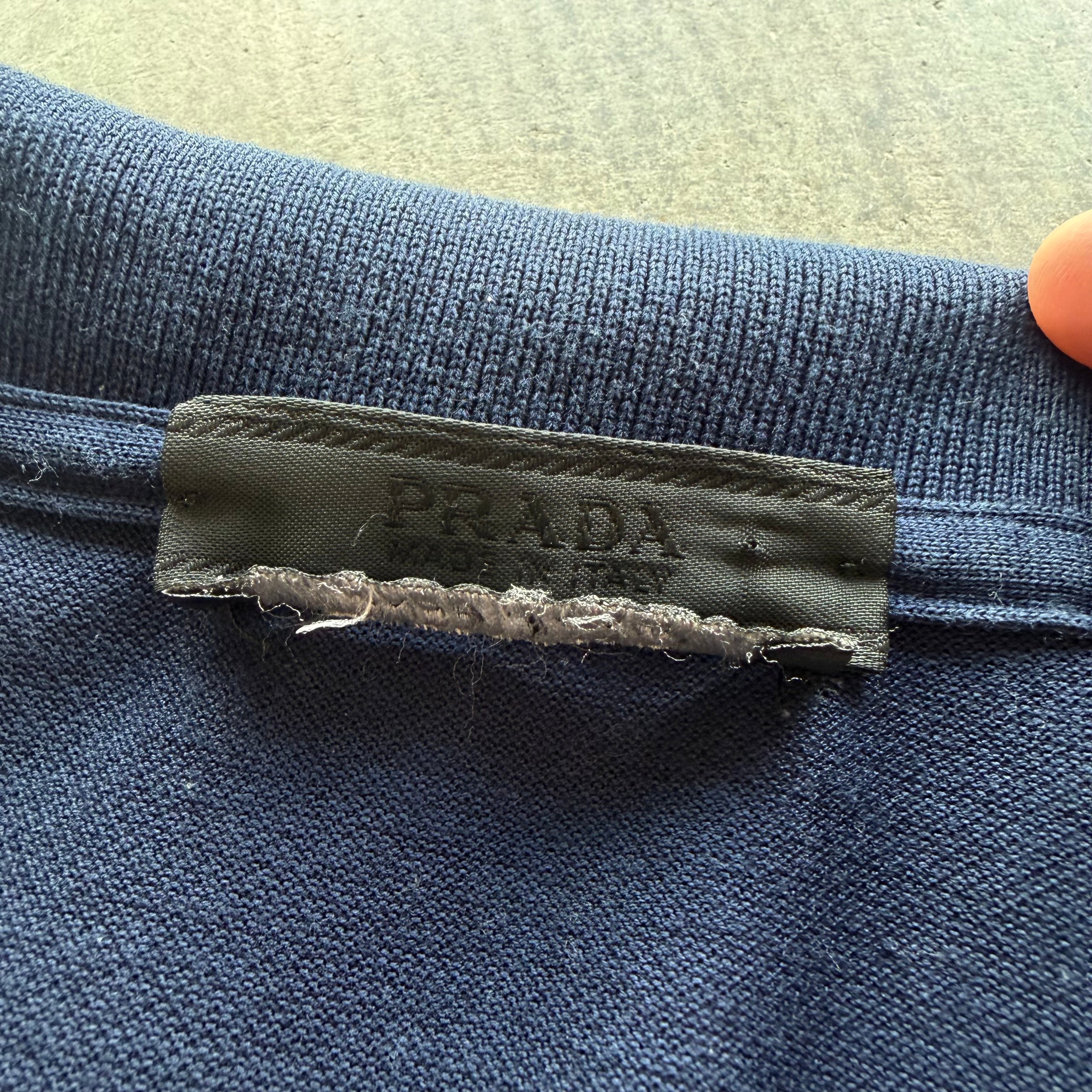 L Prada Polo Navy