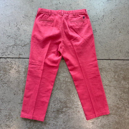 34x30 90s Pink Polo Pants