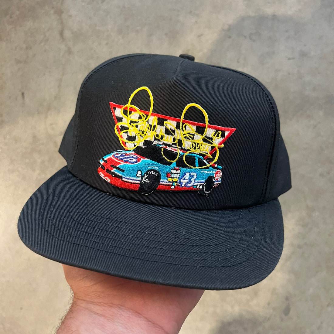 90s Black NASCAR Hat