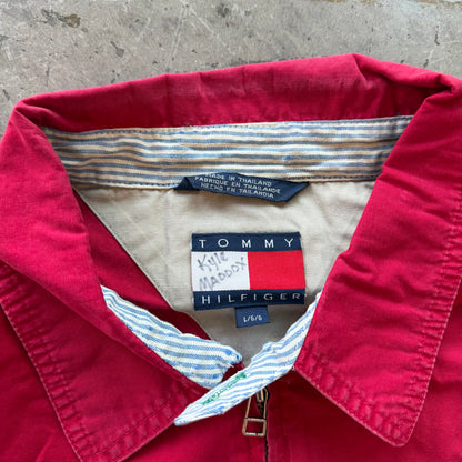 L 90s Tommy Hilfiger Fragrances Harrington Jacket