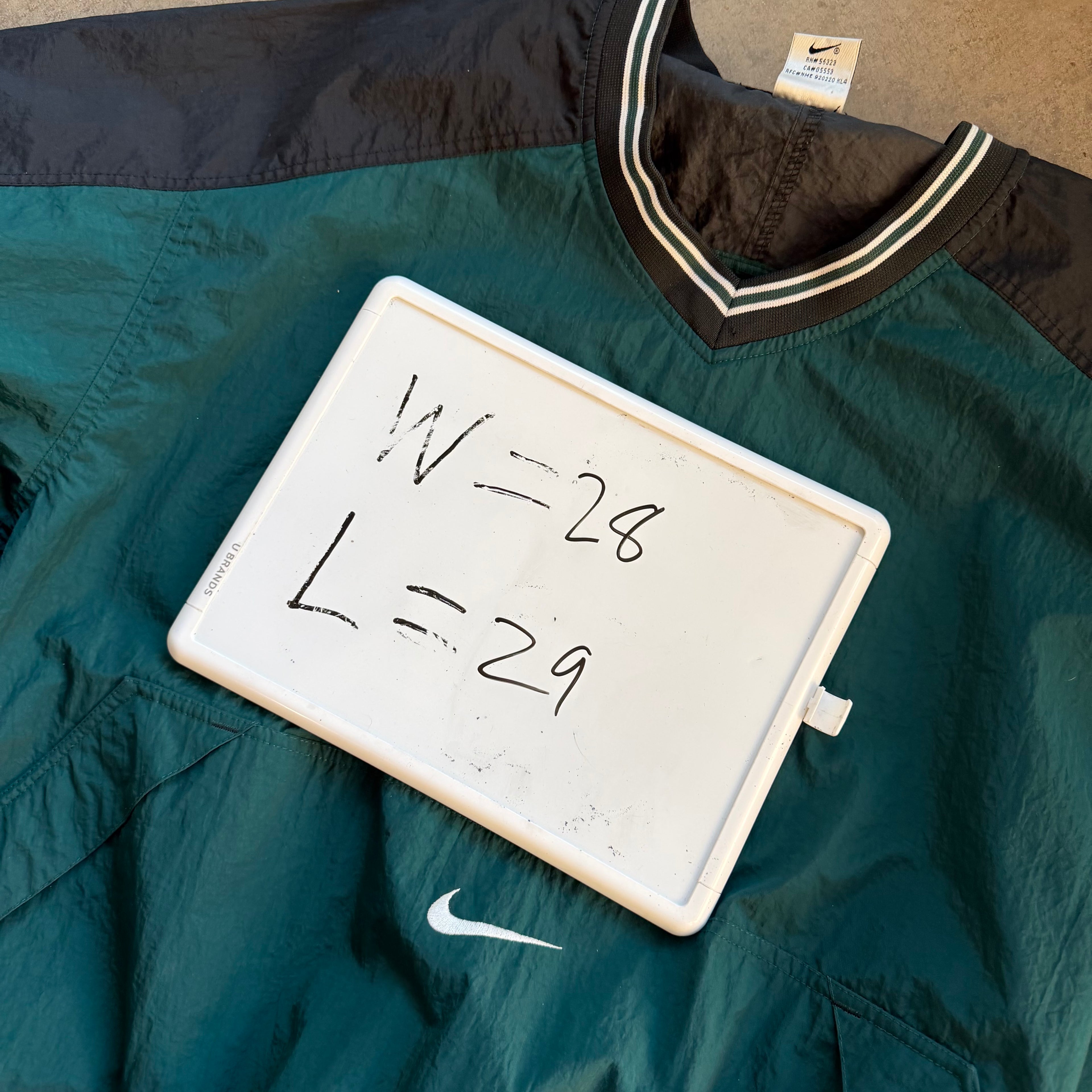 XL 90s Green Nike Pullover