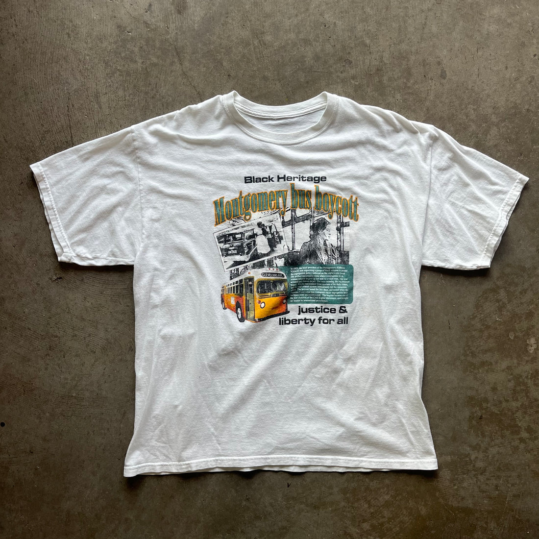 XL 90s Montgomery Bus Boycott Tee