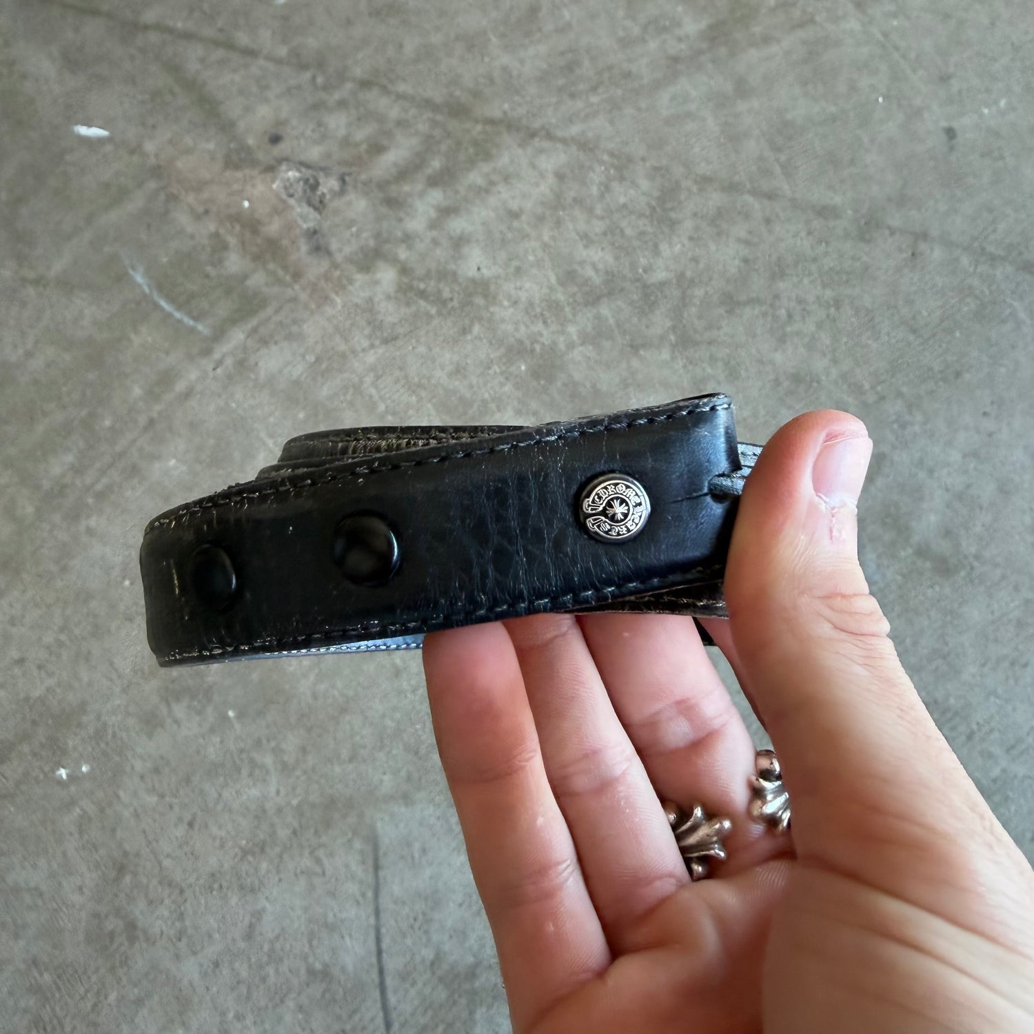 Chrome Hearts Leather Belt