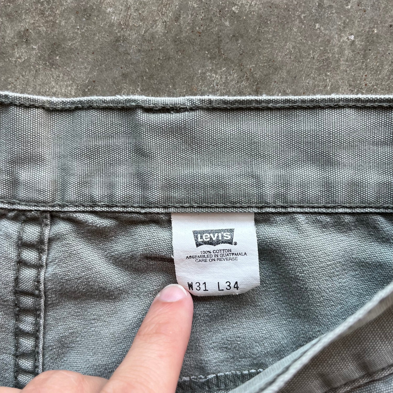 31x34 90s Levis dry Goods Bottoms