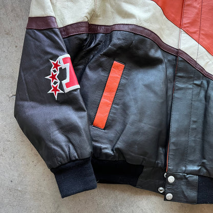 L 90s Jeff Hamilton Browns Jacket