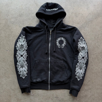 S Chrome Hearts Horseshoe Thermal Zipup