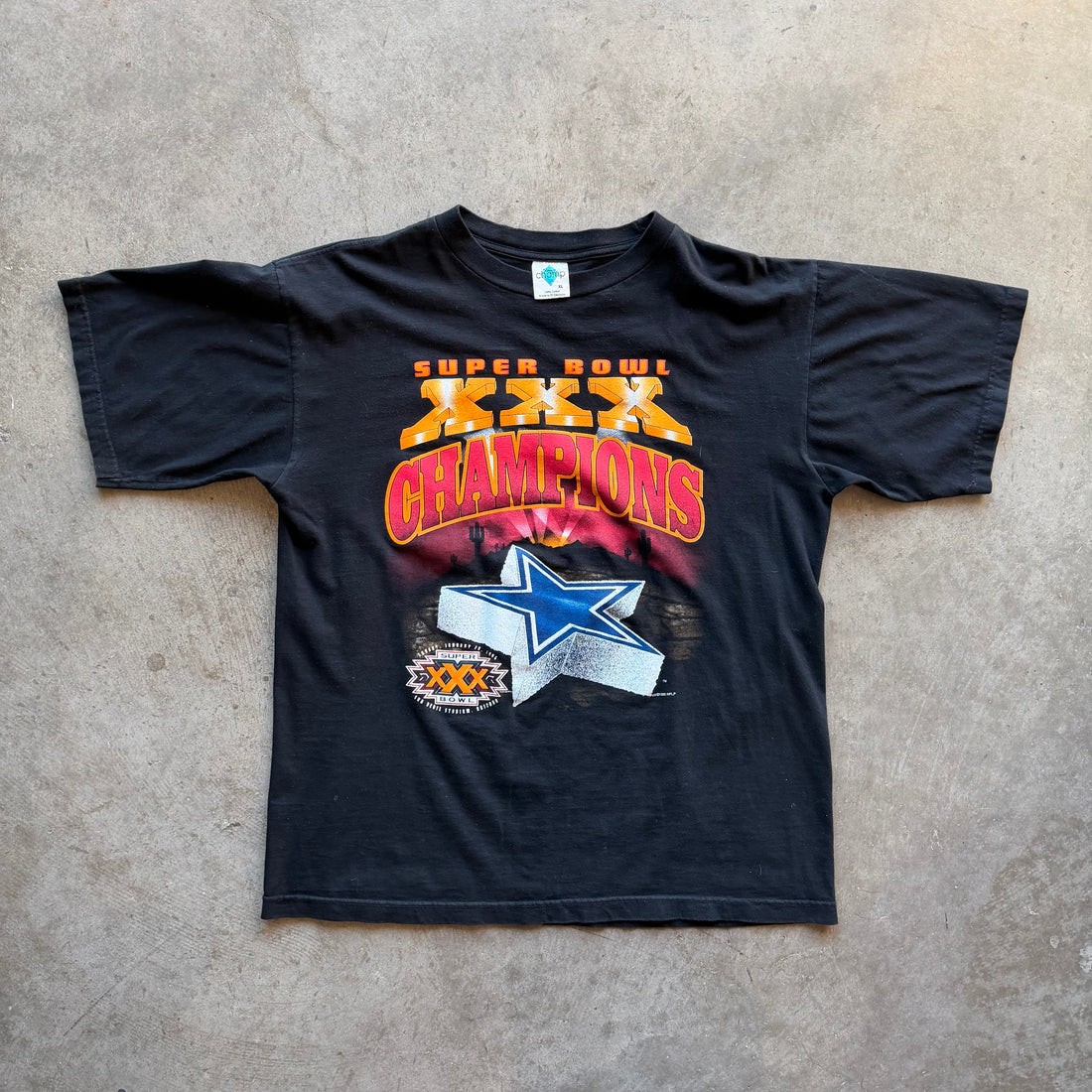 XL 95 Cowboys Super Bowl Tee