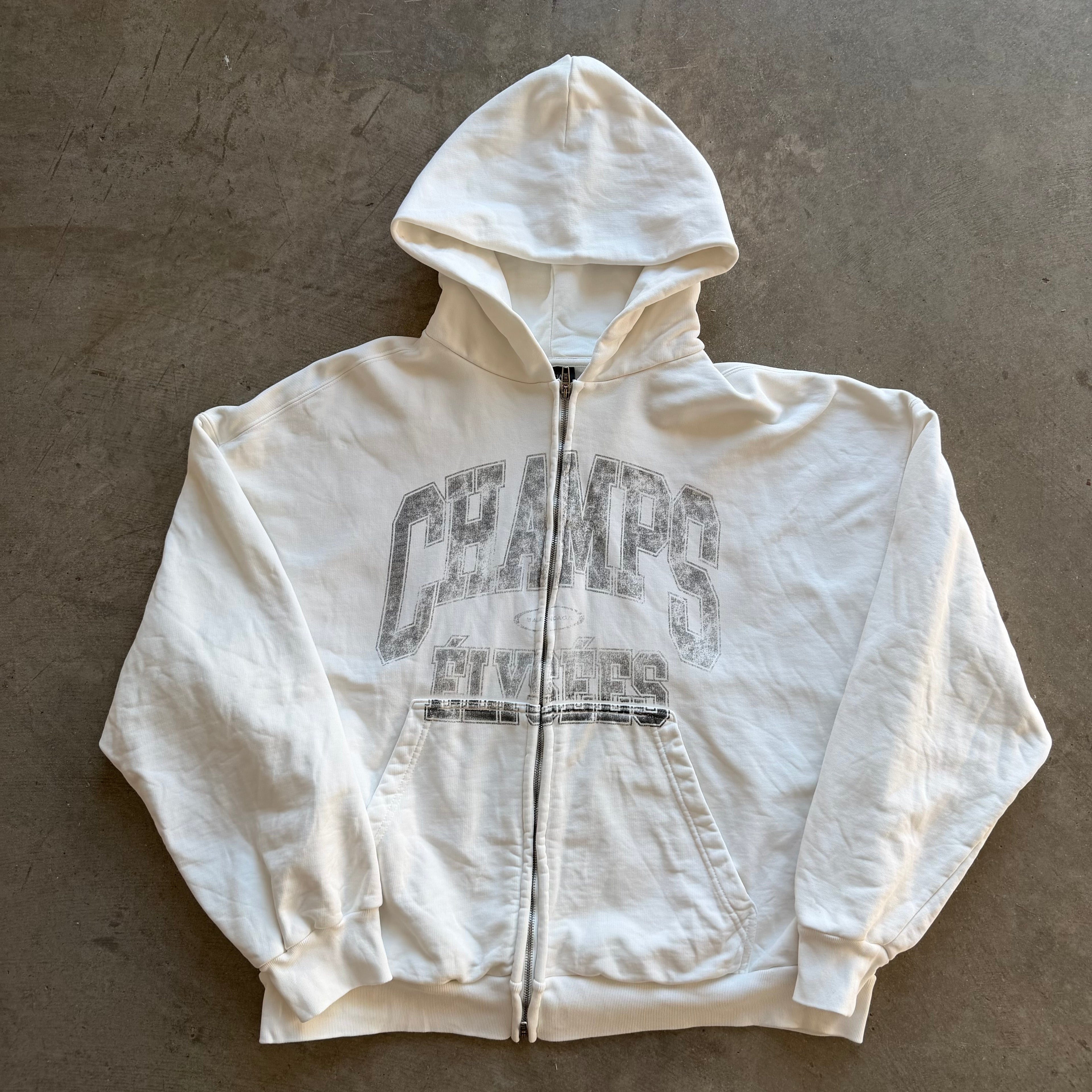 S Balenciaga Champs Zipup White