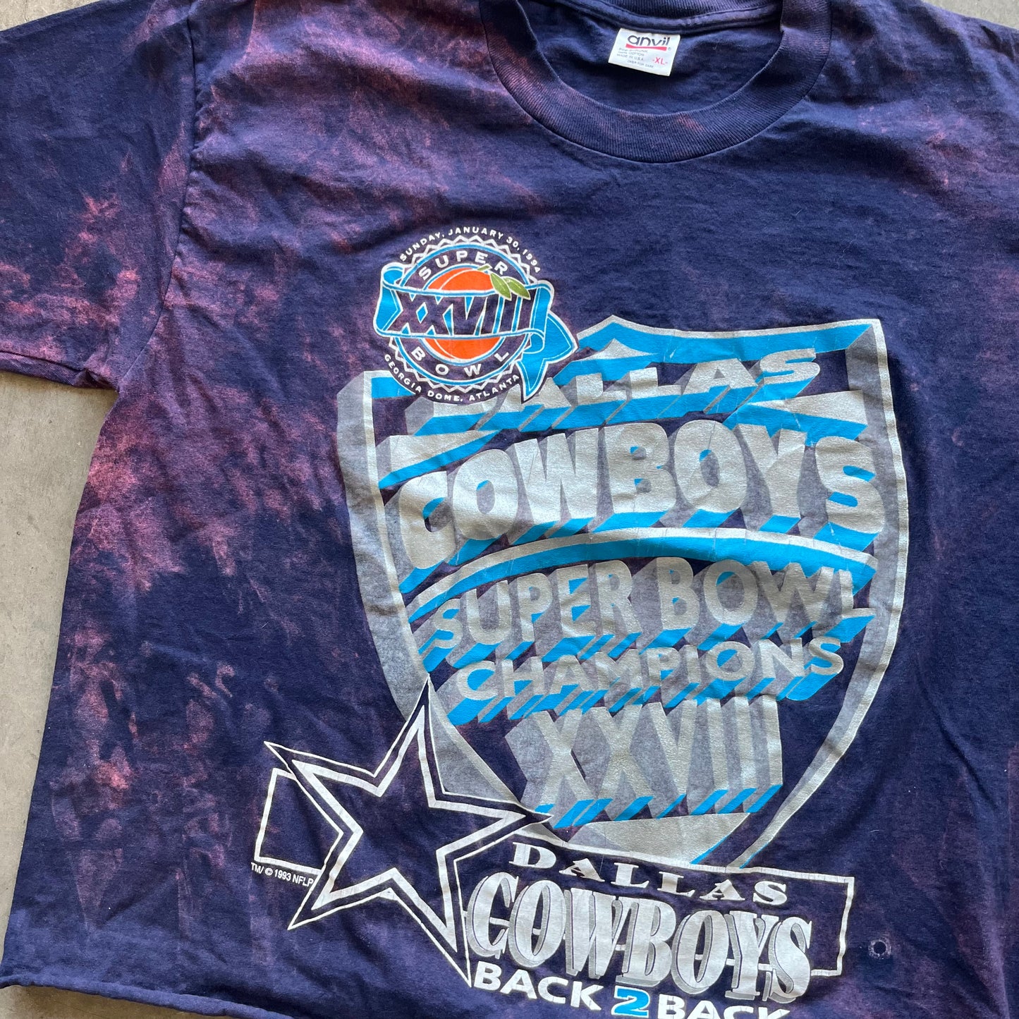 L 93 Cowboys Tee