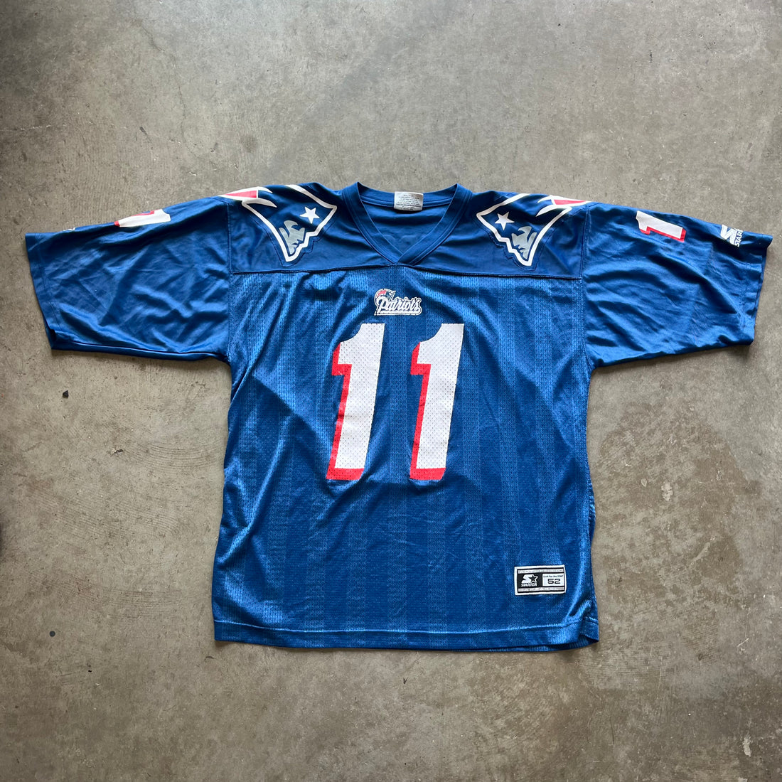 XL 00s Bledsoe Patriots Jersey