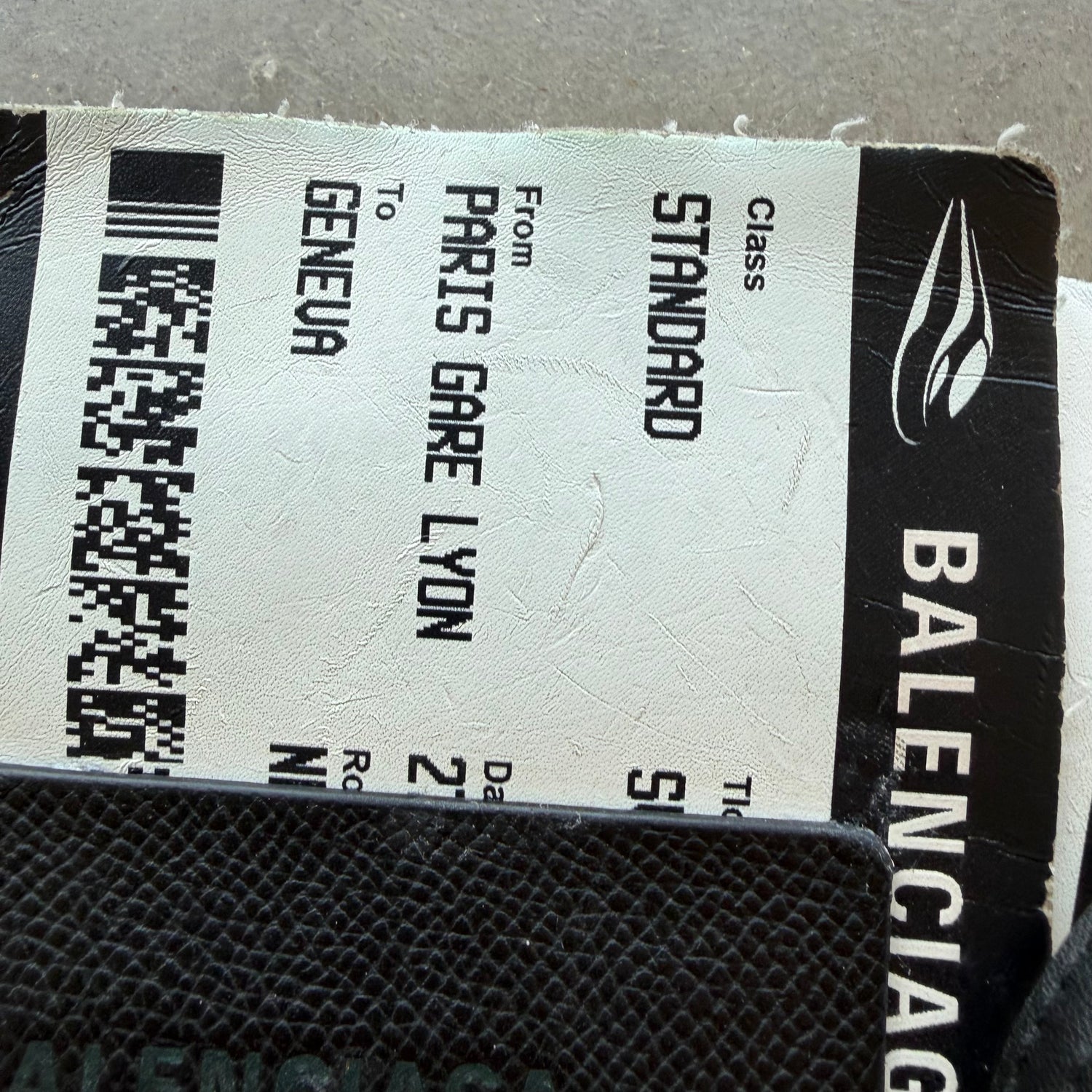 Balenciaga Passport Phone Holder Black