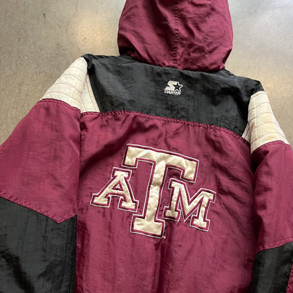 L 90s Texas A&amp;M Starter Jacket