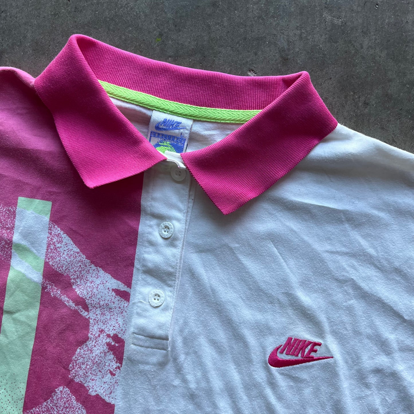 L 90s Nike Tennis Polo
