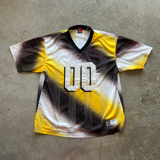 XL 90s Brown/Yellow Jersey