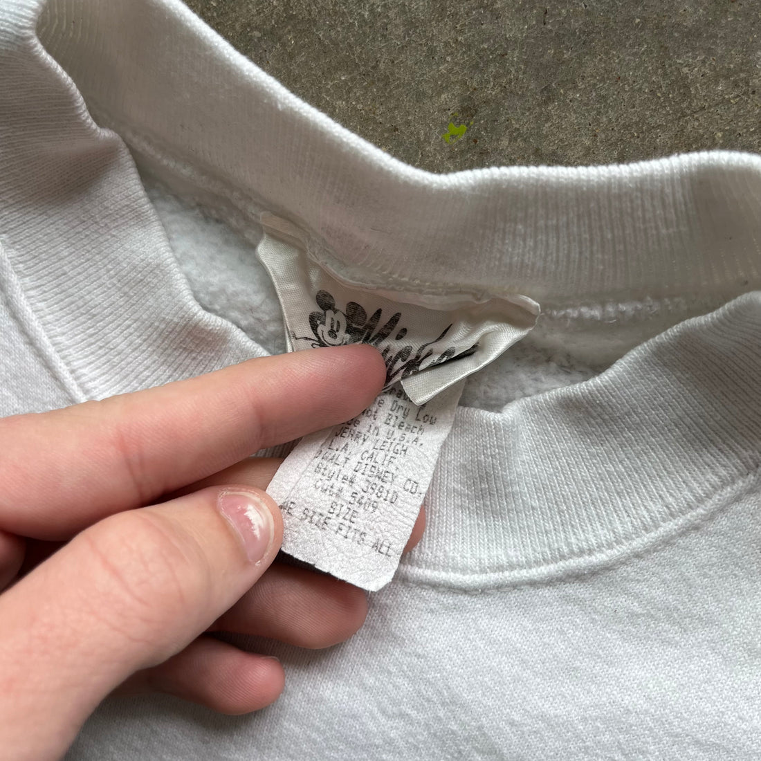 XL 90s Mickey Mouse Crewneck
