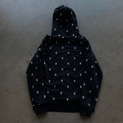 M Supreme Playboy AOP Hoodie Black