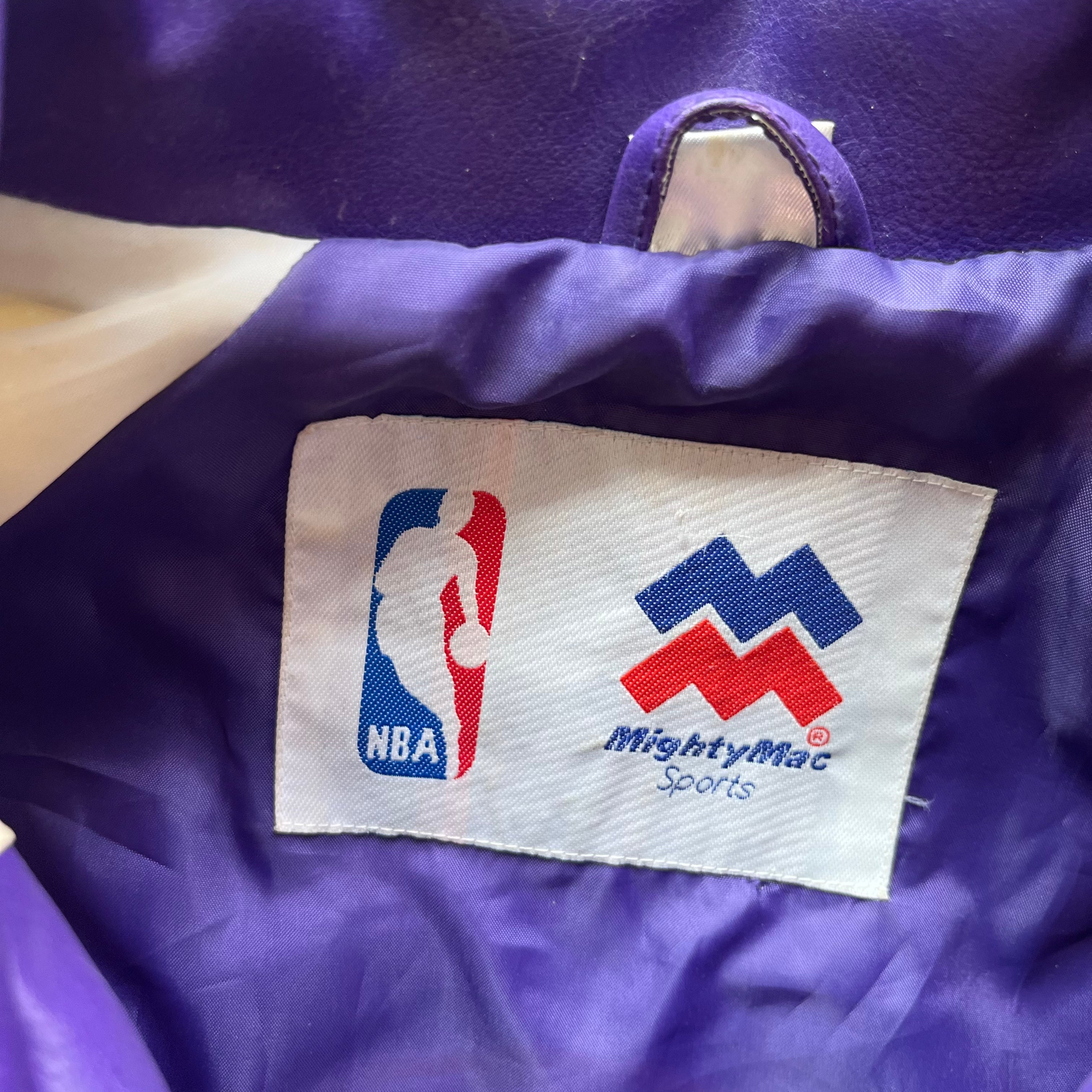 L 90s Lakers Leather Jacket
