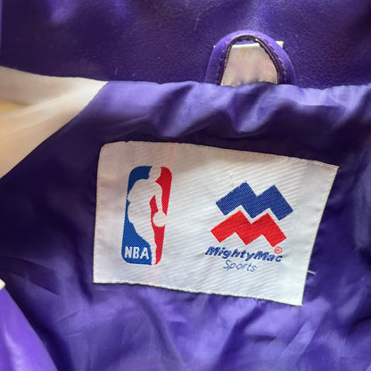 L 90s Lakers Leather Jacket