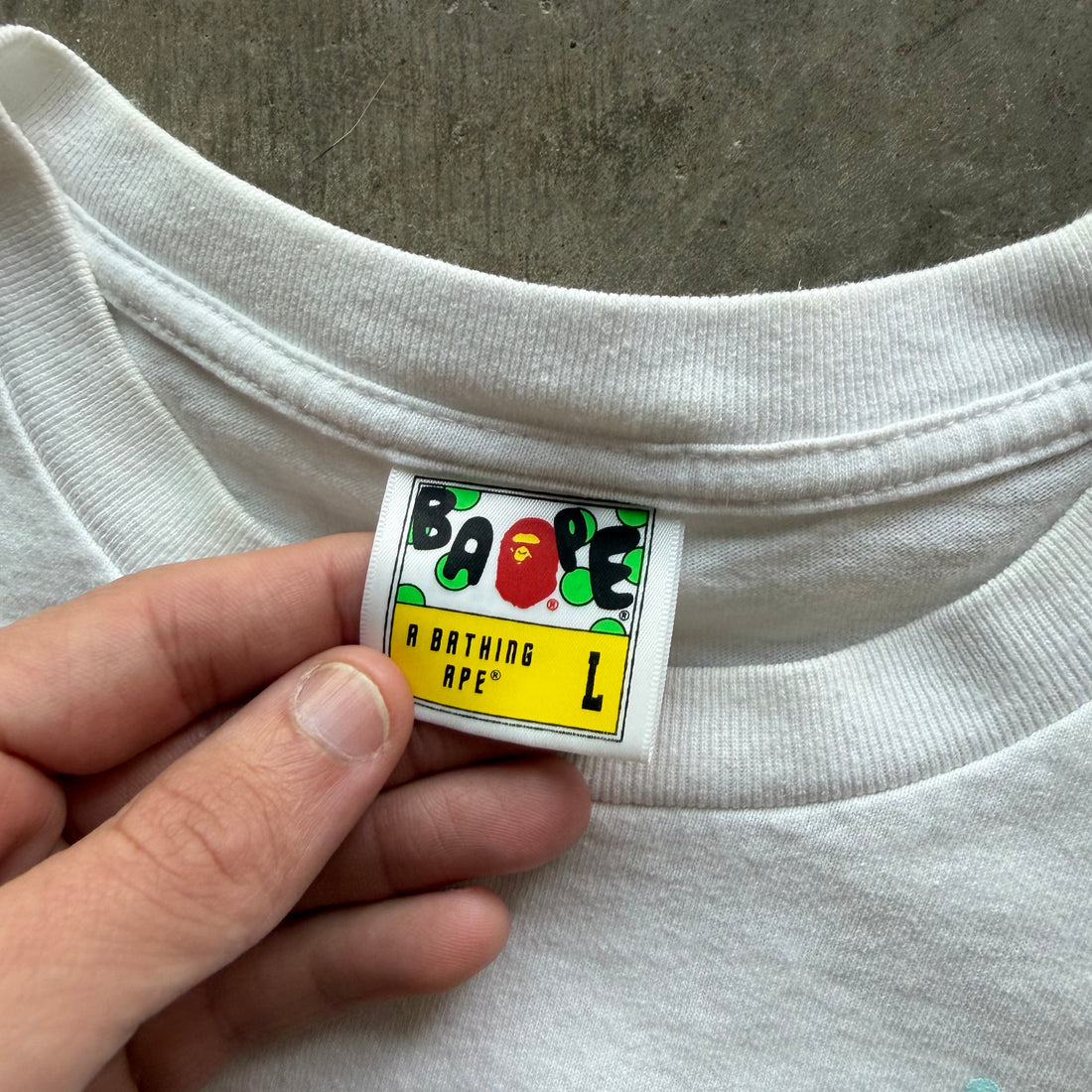 L Multicolor Bape Tee