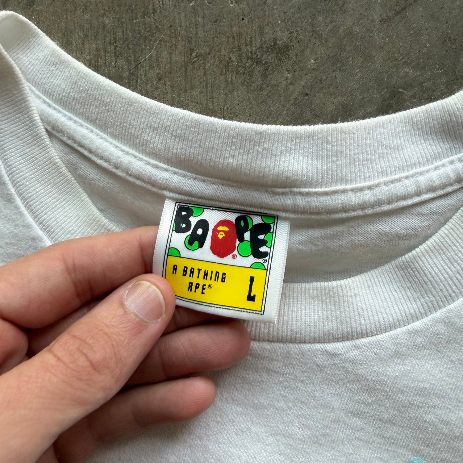 L Multicolor Bape Tee