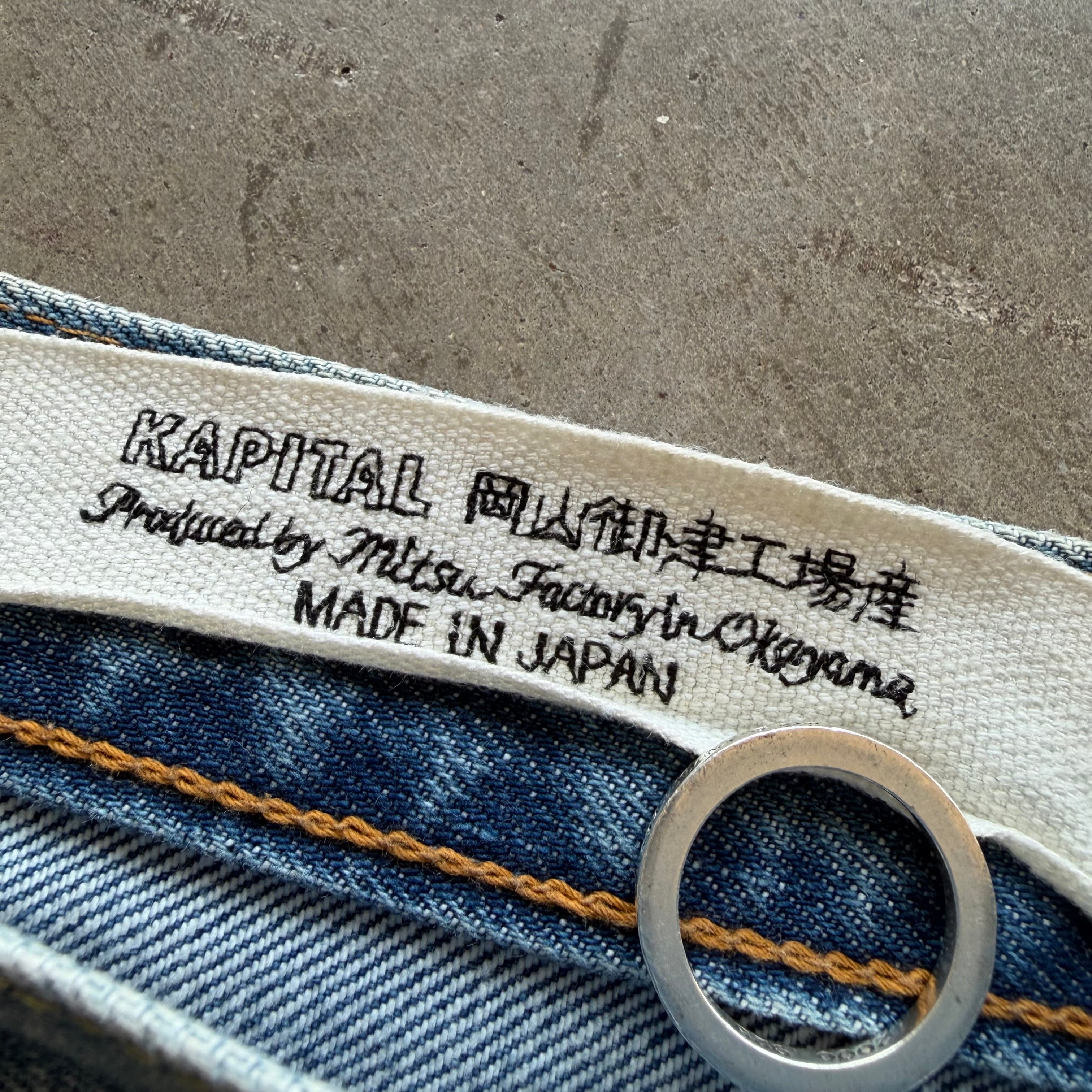 38W Kapital Okabilly Gypsy Denim