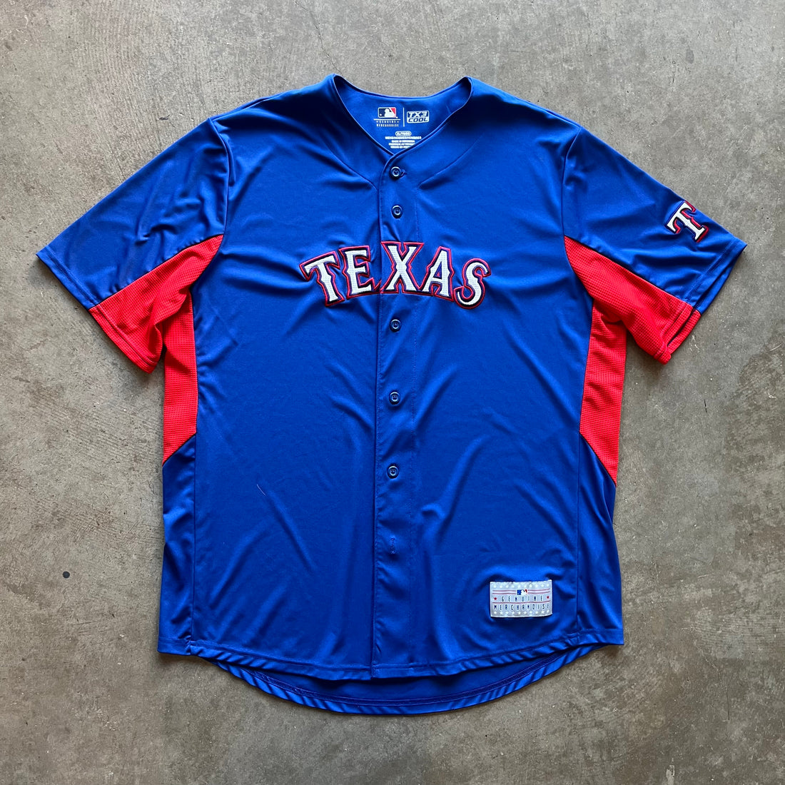 XL 00s Texas Rangers Jersey