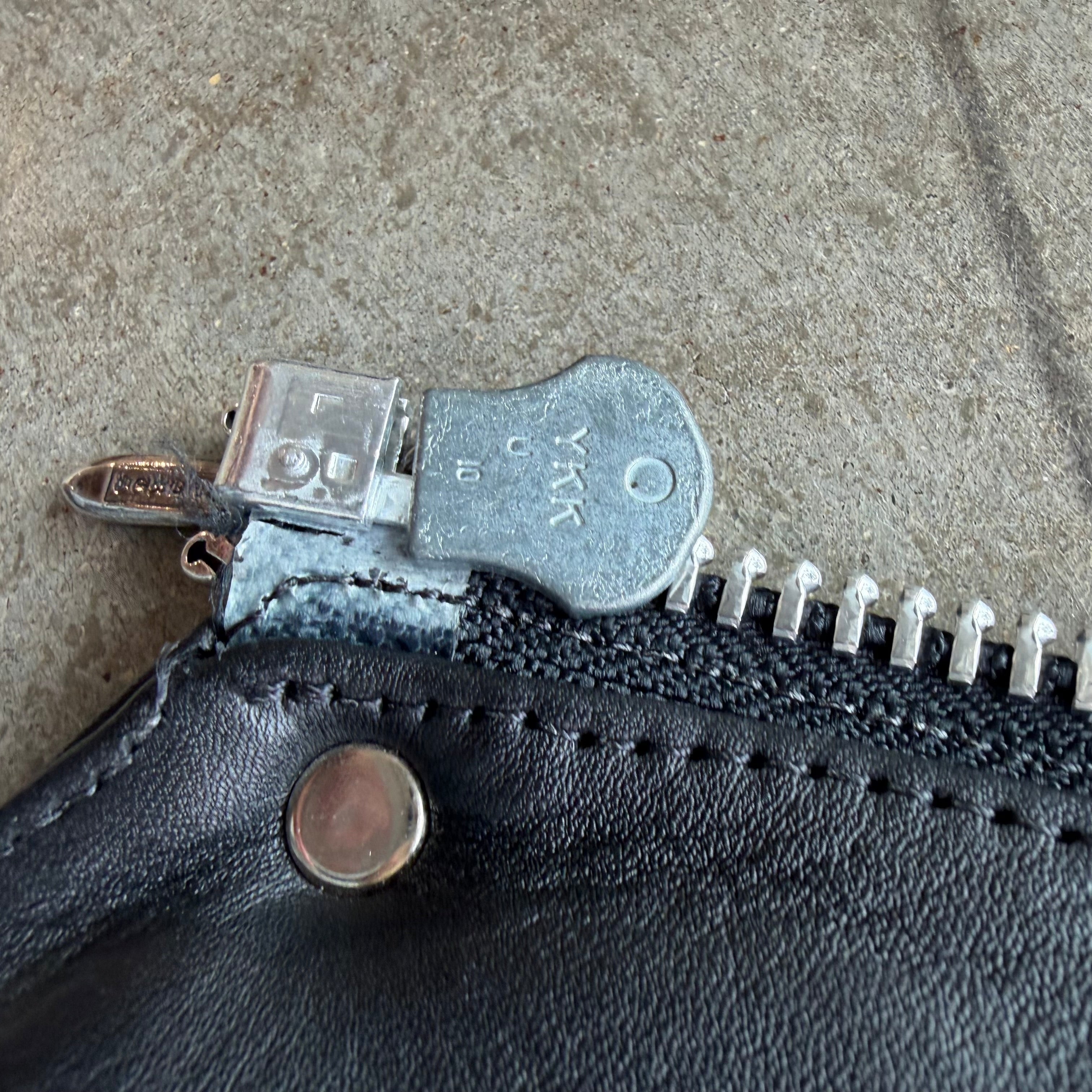 S Chrome Hearts Leather Vest