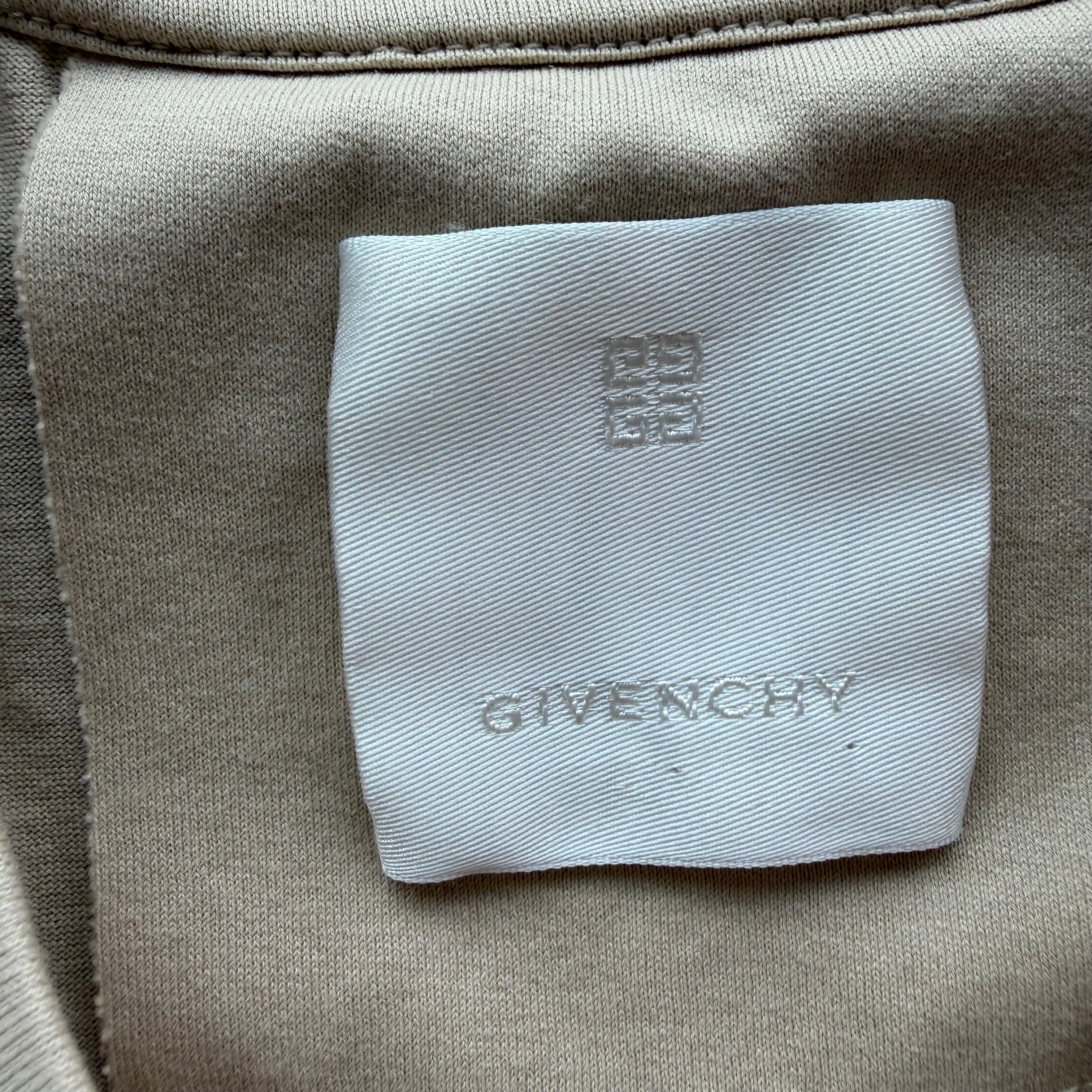 L Givenchy Logo Tee Tan
