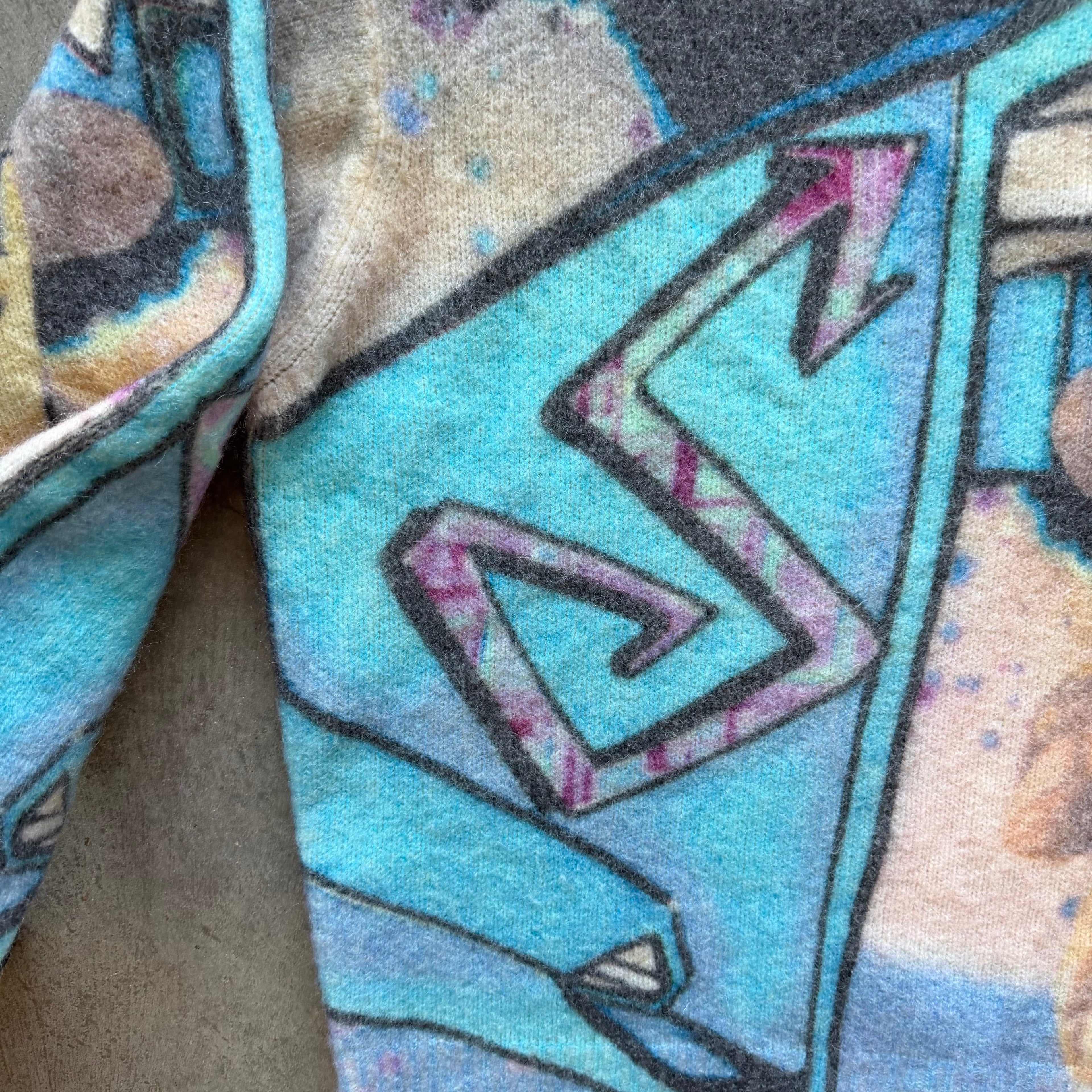 L Stussy Graffiti Sweater