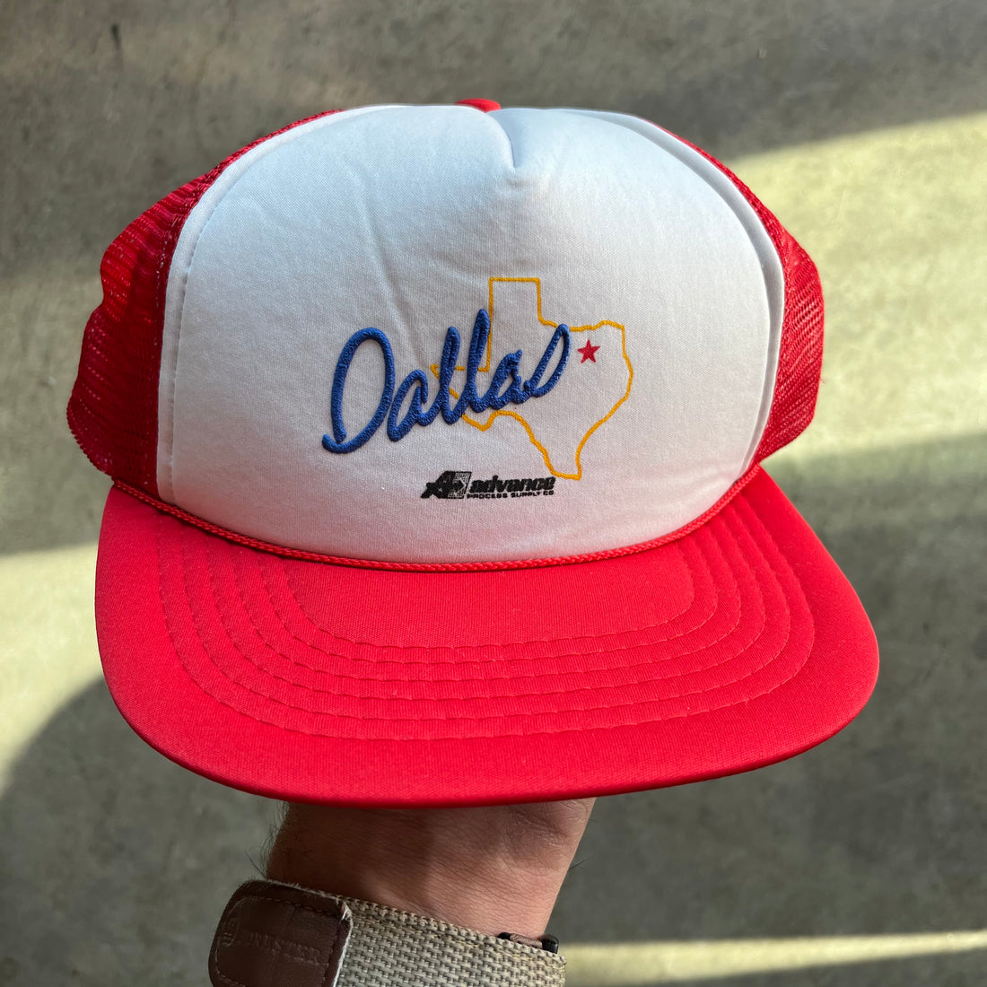90s Dallas Rope Trucker Hat