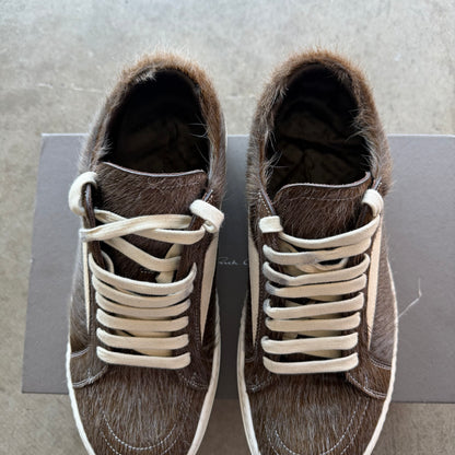 Rick Owens Vintage Sneaker Brown Fur