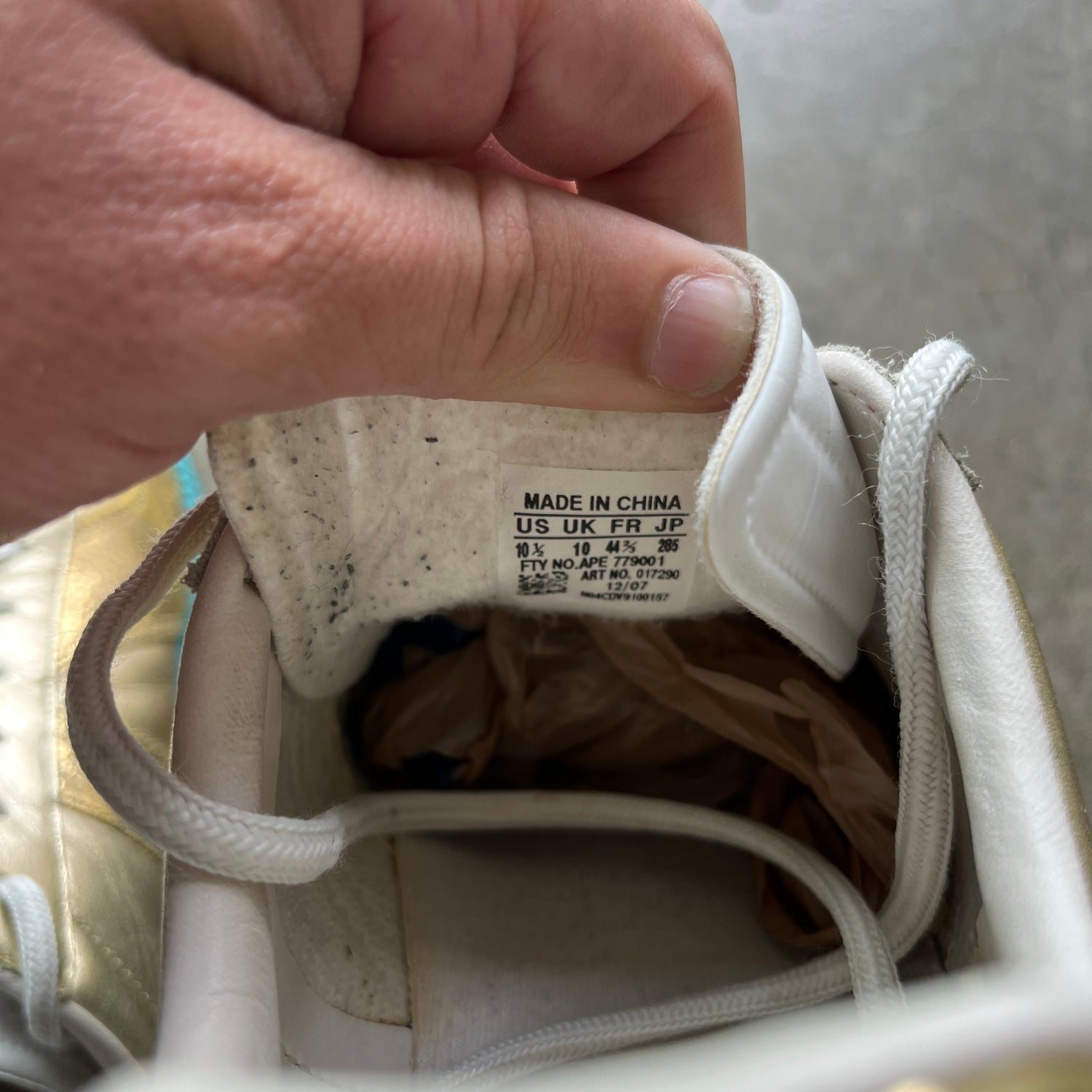 10.5 Used Adidas x Mischief BW Army Trainers