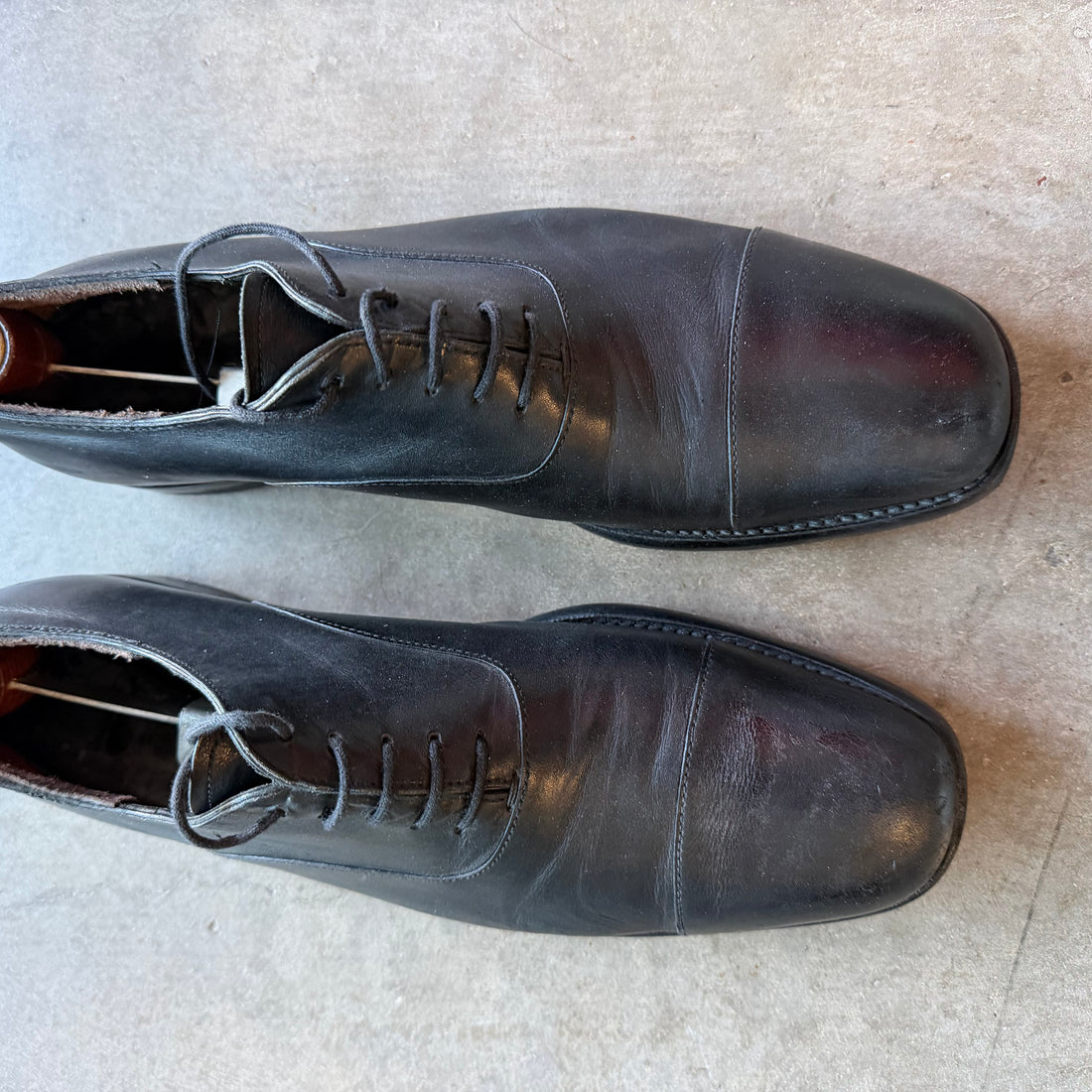 9.5 Used Triple Black Prada Dress Shoe
