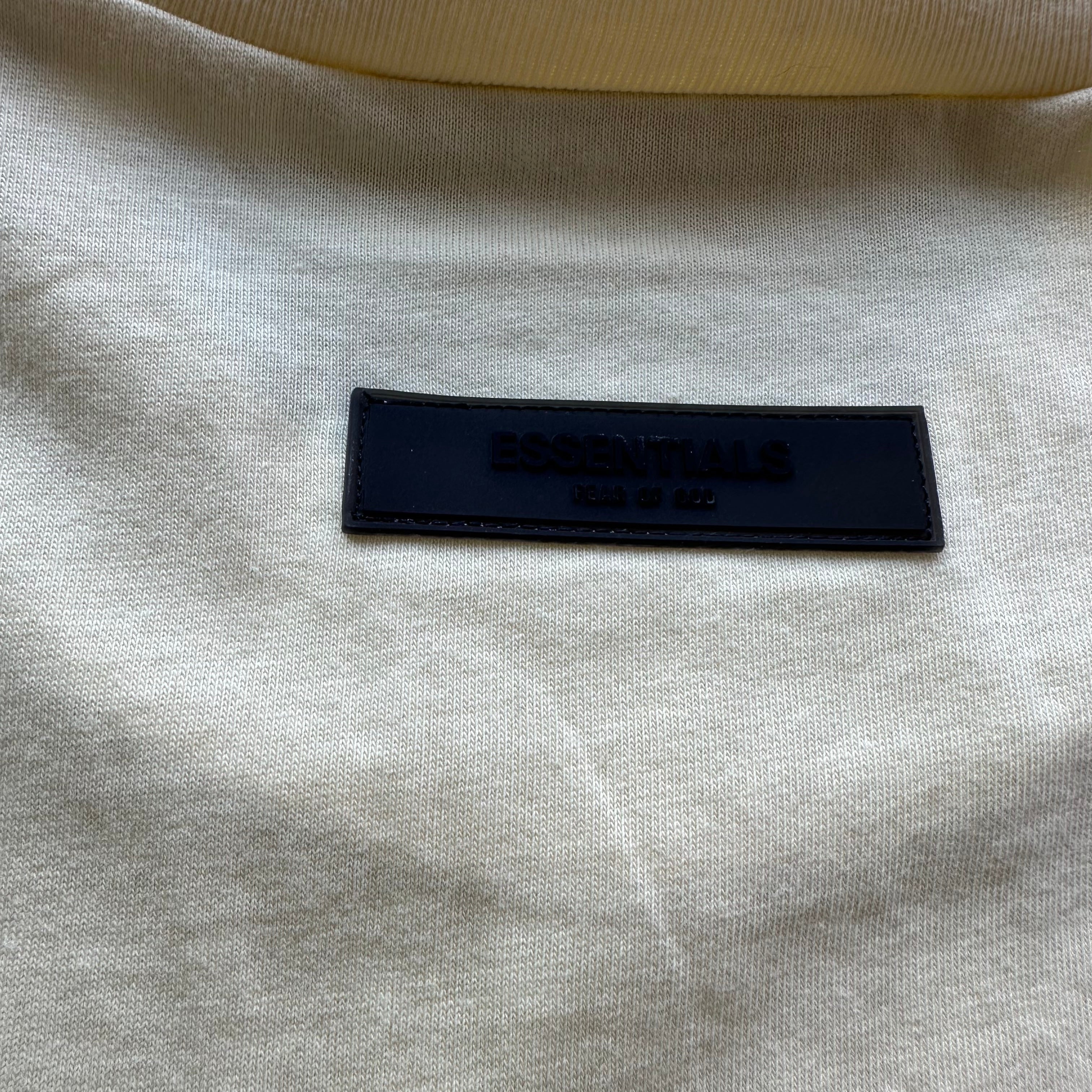M Light Yellow Fear of God Essentials Tee