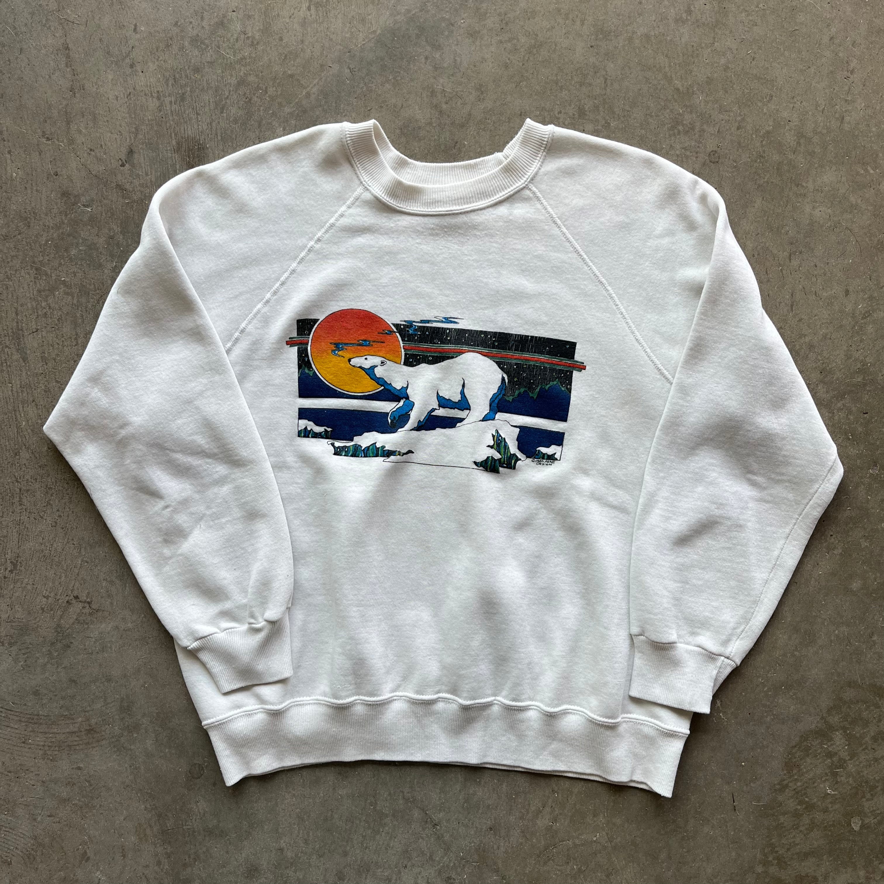 XL 1985 Polar Bear Crewneck