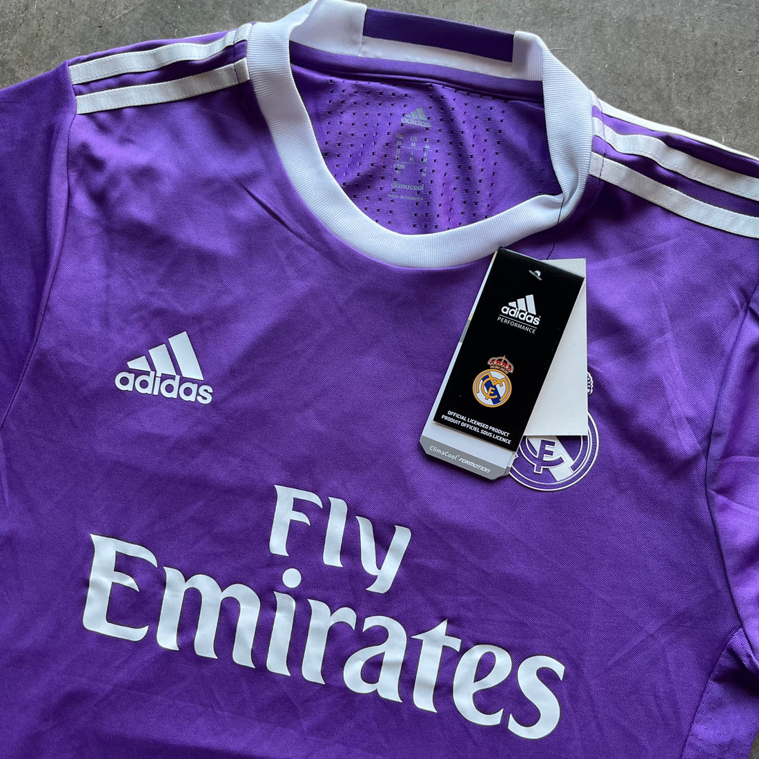 M Real Madrid Adidas Jersey