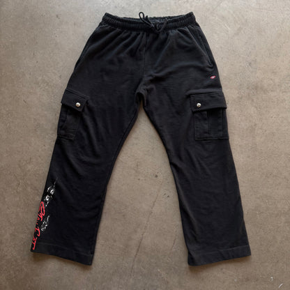 XXL Chrome Hearts Matty Boy Stay Fast Cargo Sweatpants
