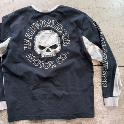 XL Modern Harley Skull Longsleeve