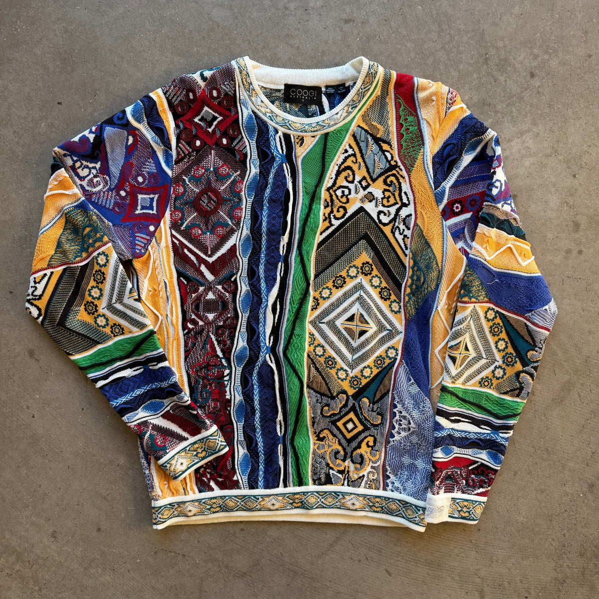 S Coogi OG 3d Knit Sweater