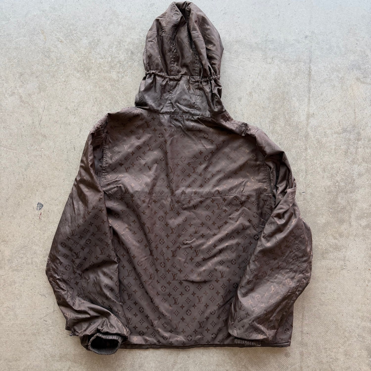 Louis Vuitton Reversible Nylon Windbreaker Brown